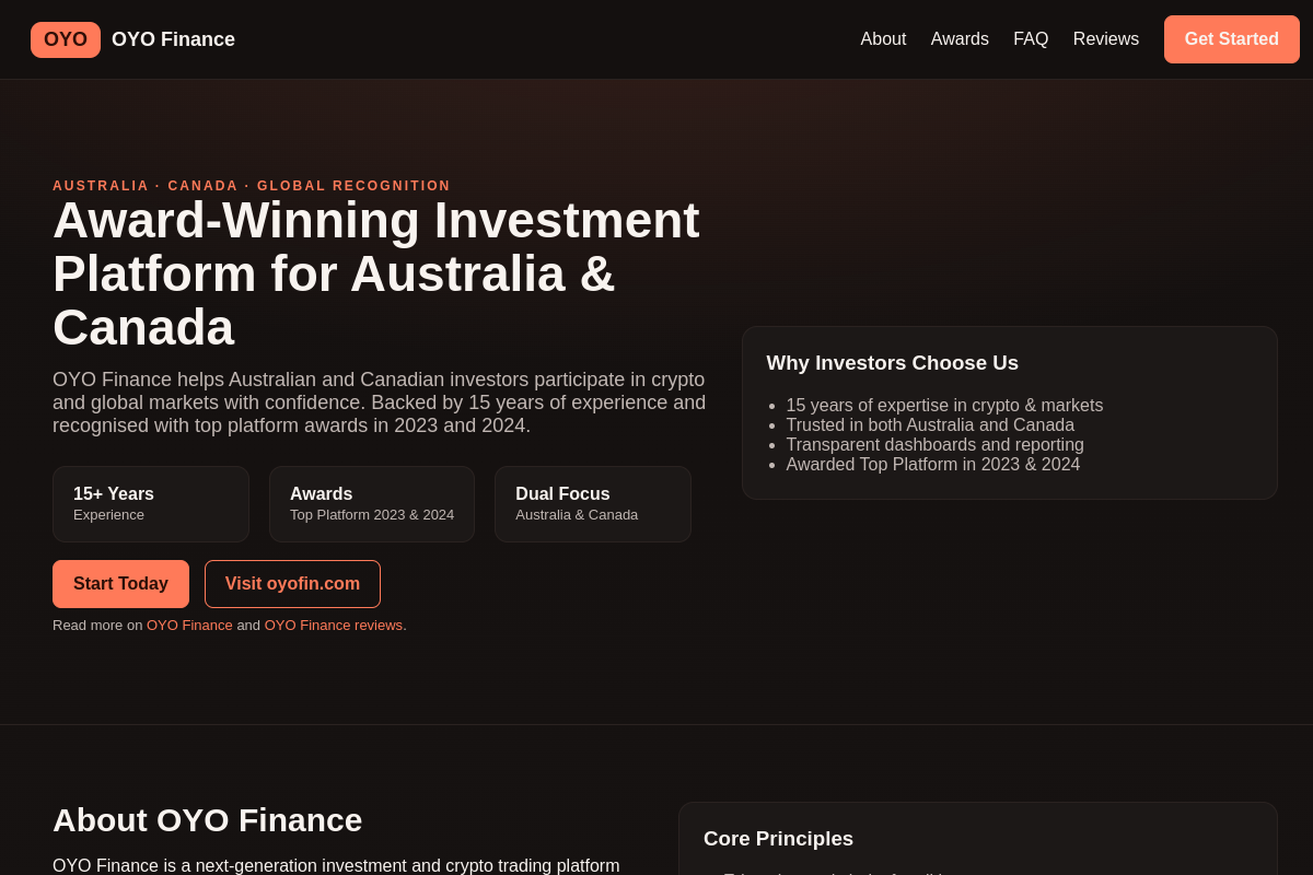 Oyofin.com (OYO Finance) Review — High-Risk Crypto/Investment Scam Alert & Red Flags