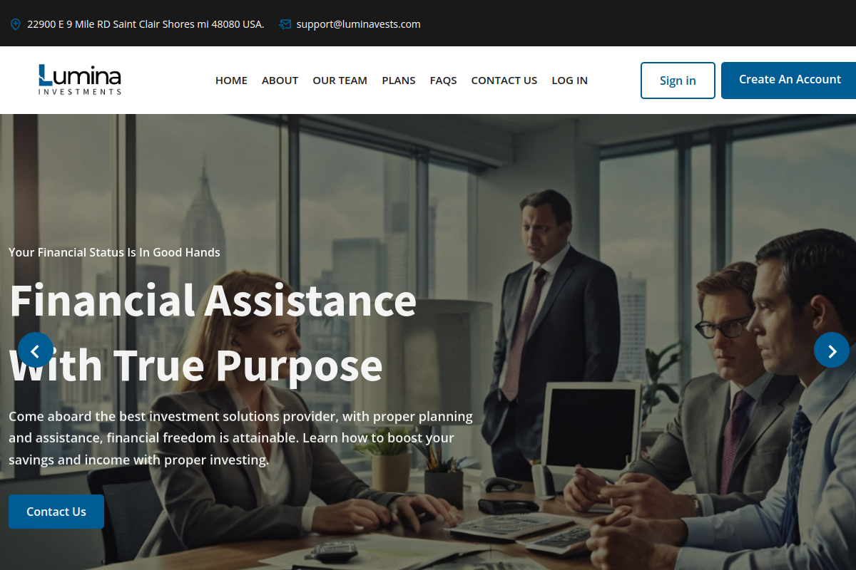 Luminavests.com Review: SCAM Alert! (2026 Warning: Withdrawal Issues) screenshot 450