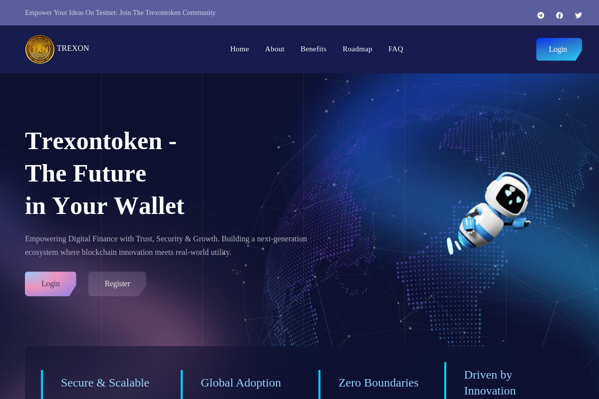 TrexonToken.com Scam Alert: Fake Crypto Token Investment Exposed! (2026 Review) screenshot 512