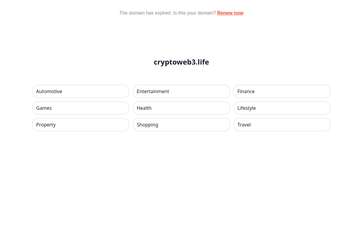 Cryptoweb3.life Scam – Report On Ciphertrace