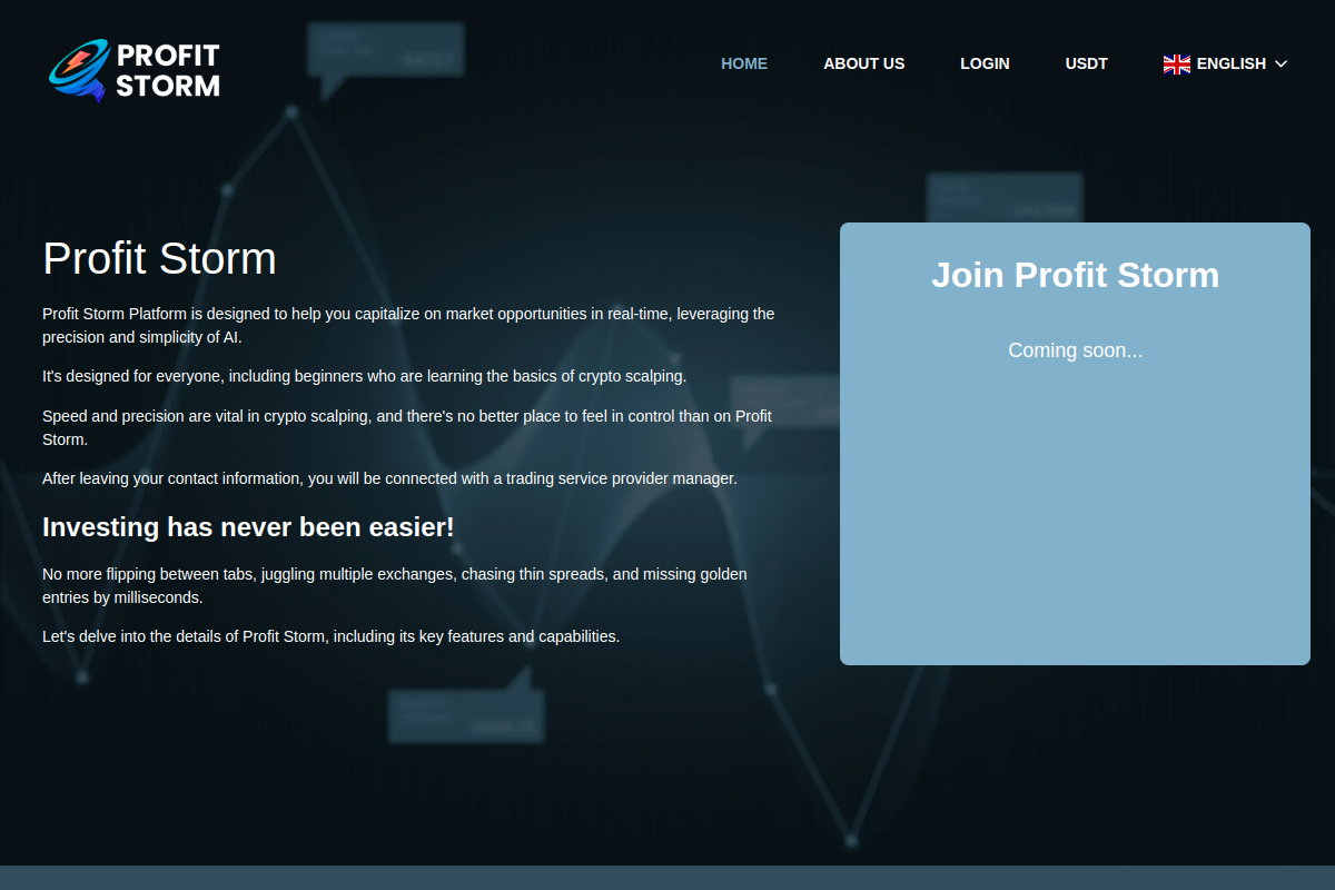 Profit-storm.com Scam – Report On alertandtrace.com